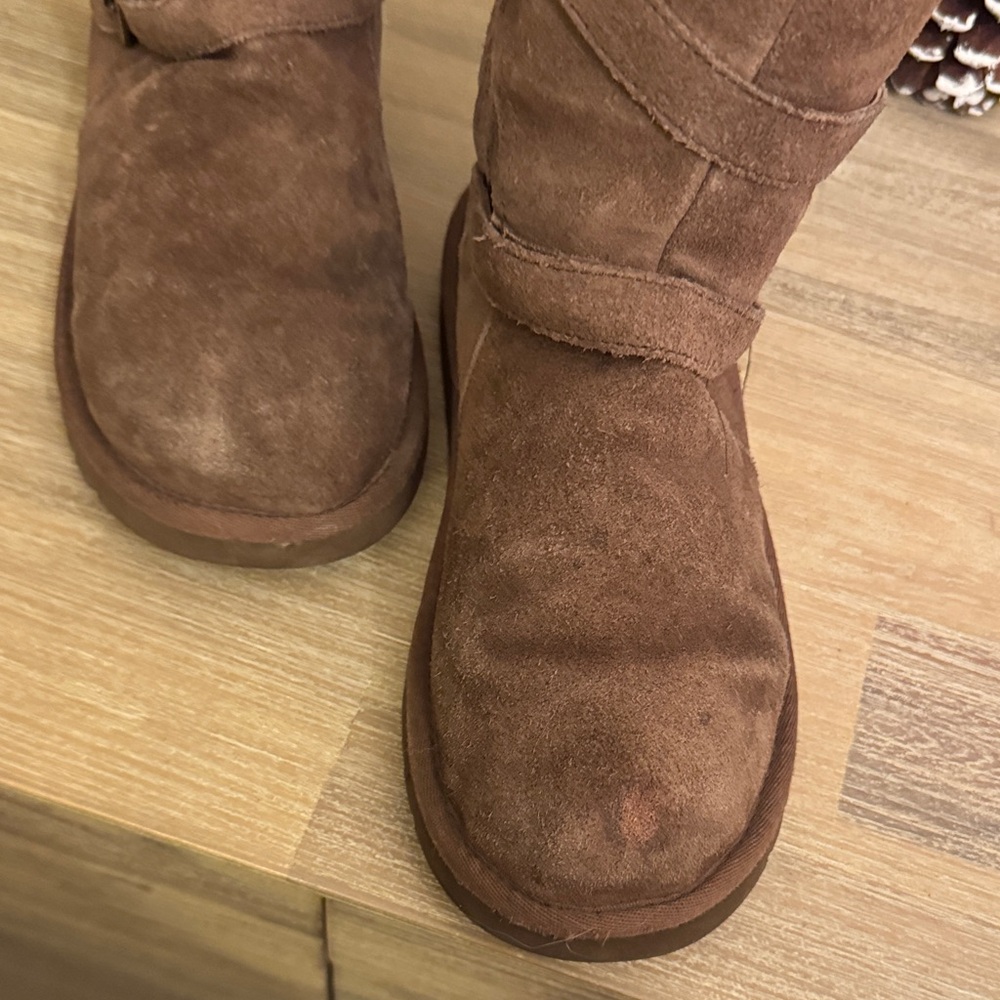 Ugg Chestnut Shearling Lined Boots - image 3